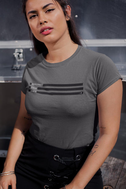Nachhaltiges T-Shirt mit Smiley Text Groß P - Bio Baumwolle - bullogh#