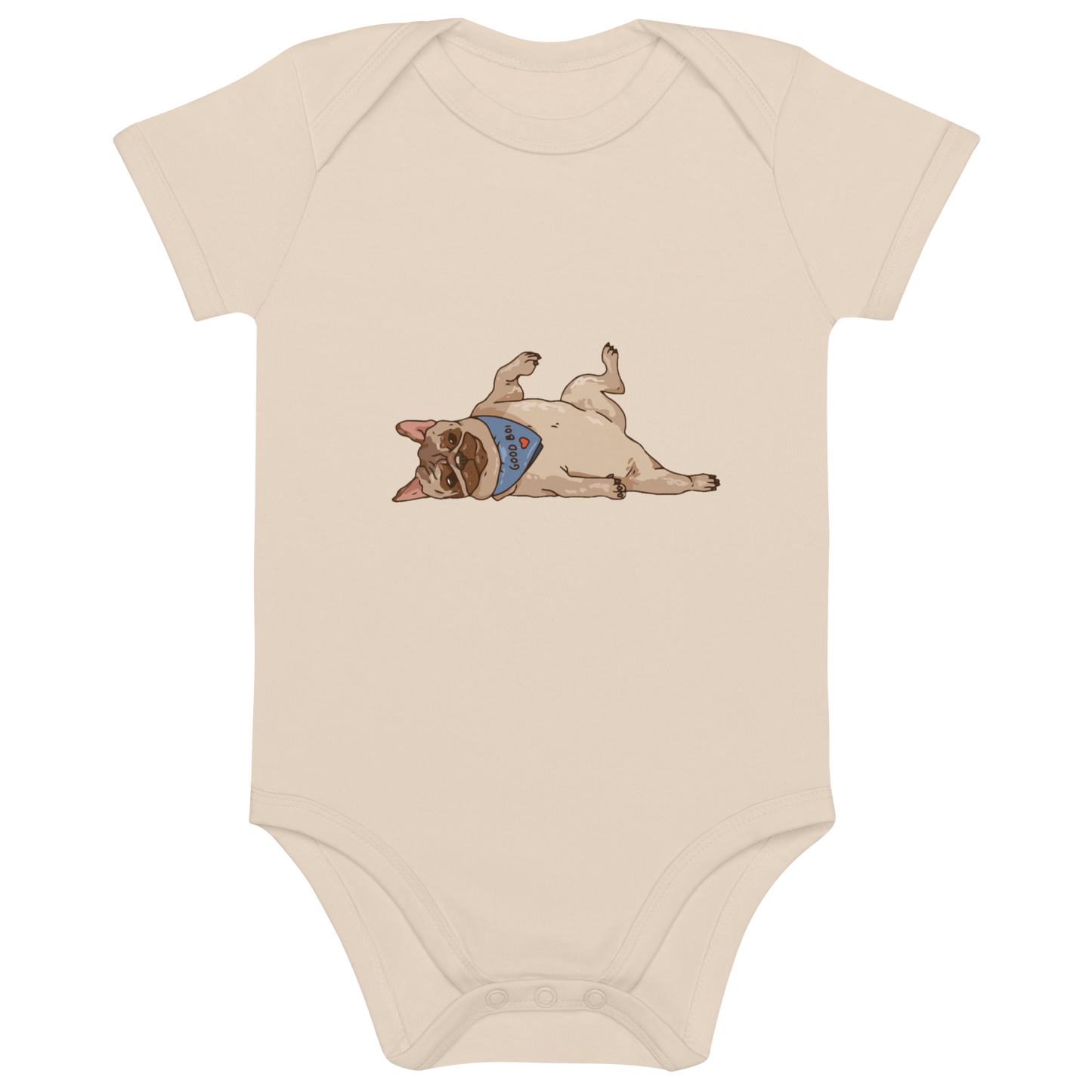 Nachhaltiger Baby Body aus Bio-Baumwolle – Begeisterndes Comic Design für stilbewusste Babys