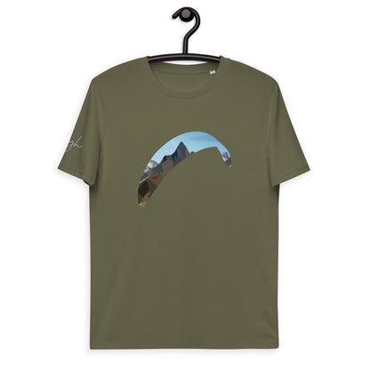 Paragliding Shirt aus Bio Baumwolle - Paragliding Mountain - Bequem und Umweltfreundlich - Paragliding Mountain - bullogh#