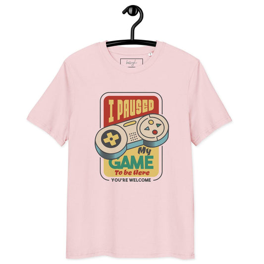 To Be Here – Bio-Gaming-T-Shirt für echte Momente