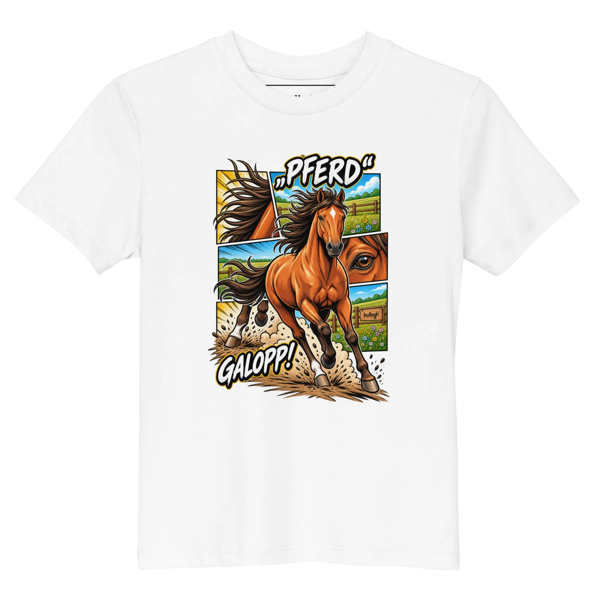 Pferd - Kinder T-Shirt aus Bio Baumwolle