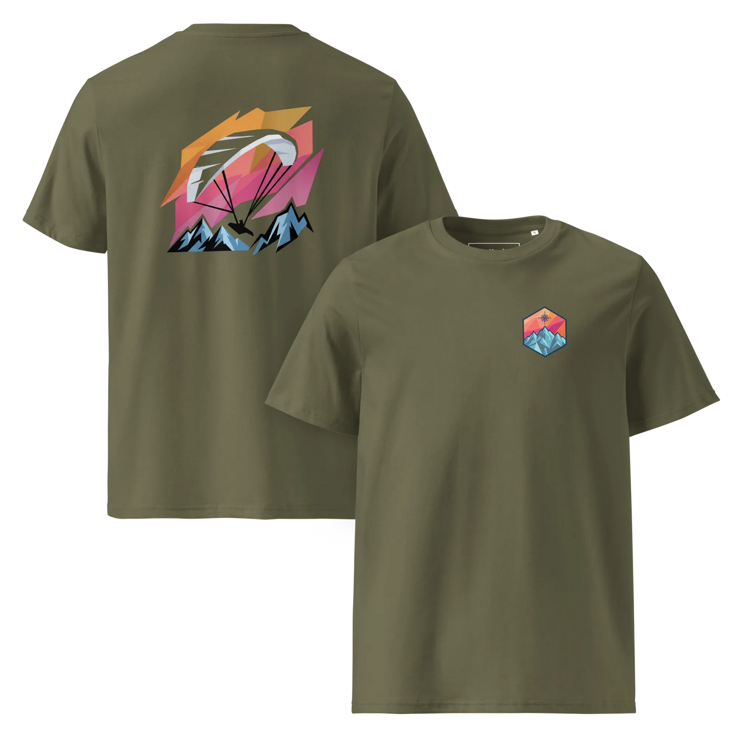 Paragliding Bio T-Shirt – Flying Sunset