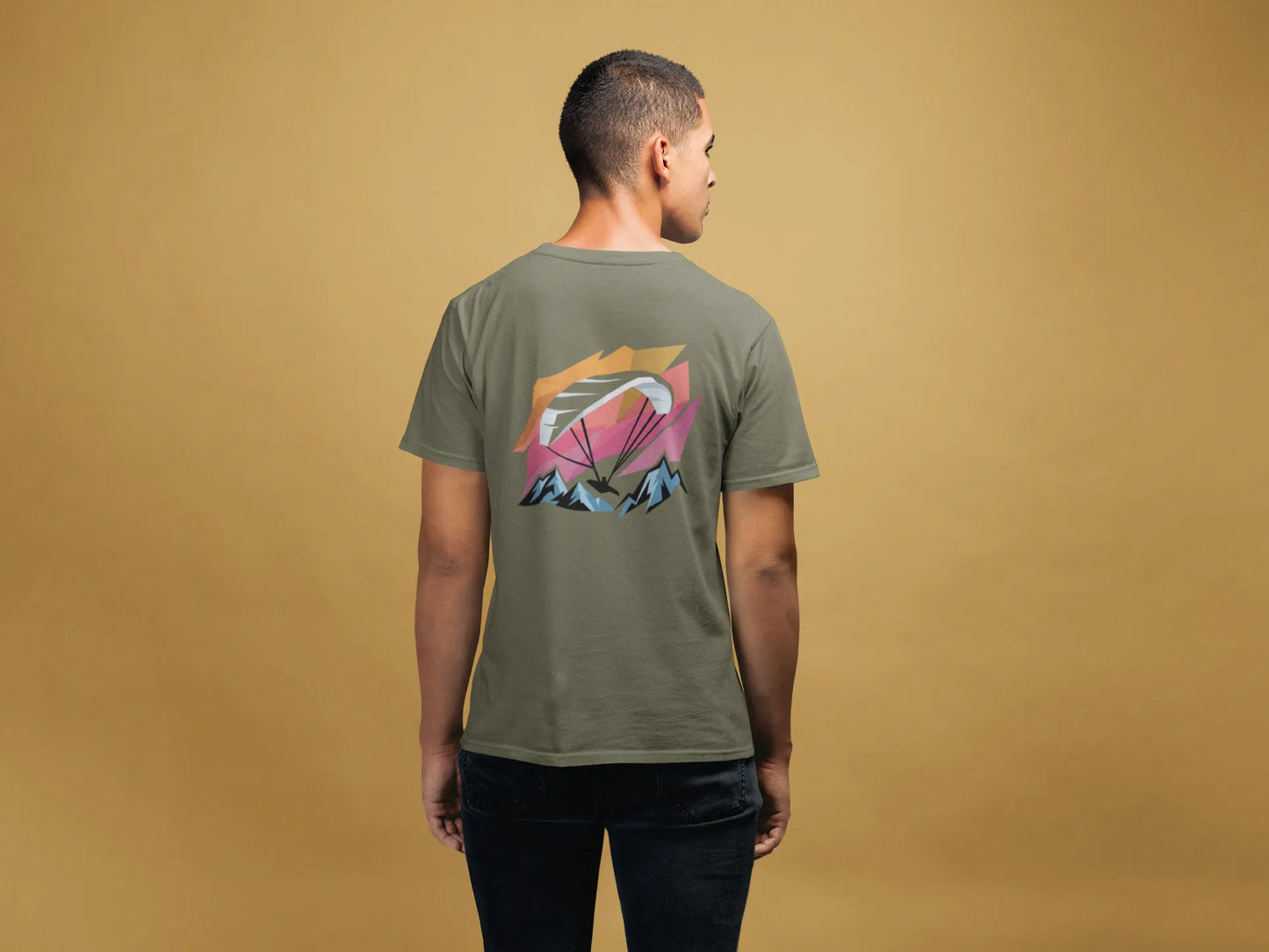 Paragliding Bio T-Shirt – Flying Sunset