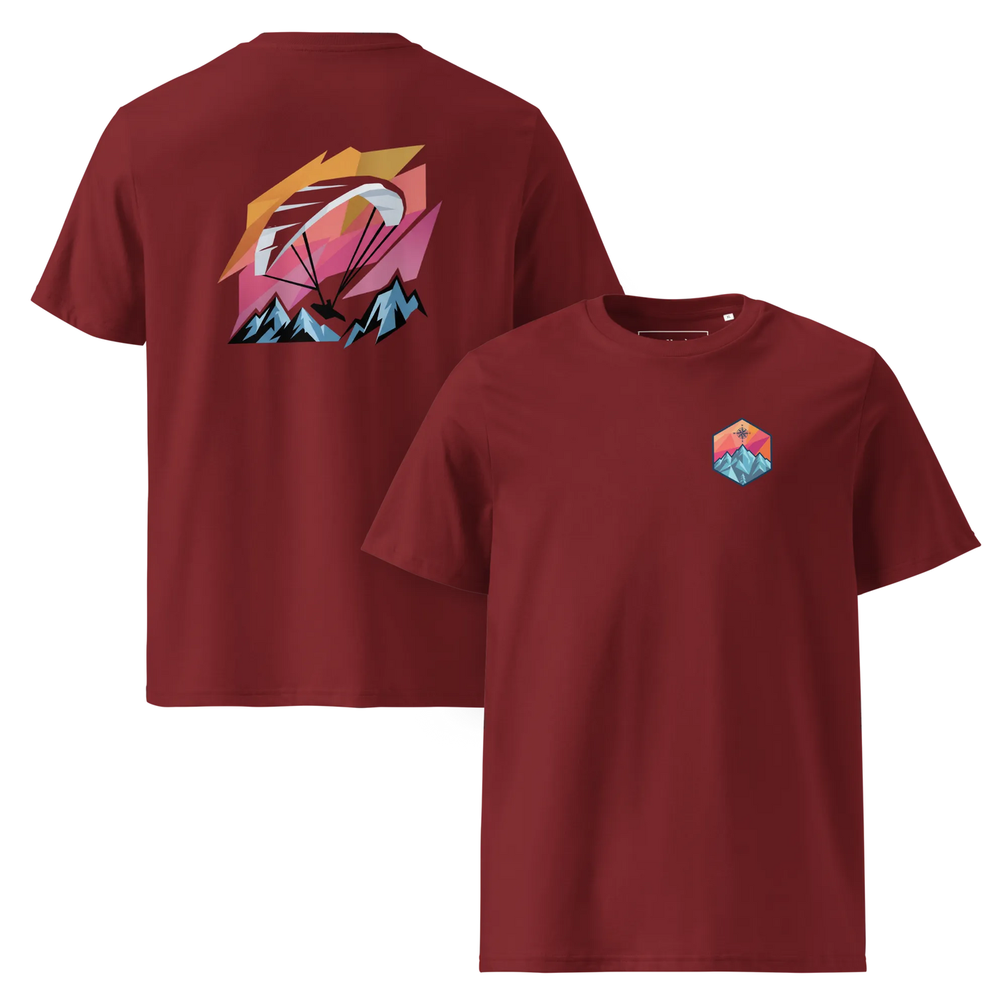 Paragliding Bio T-Shirt – Flying Sunset