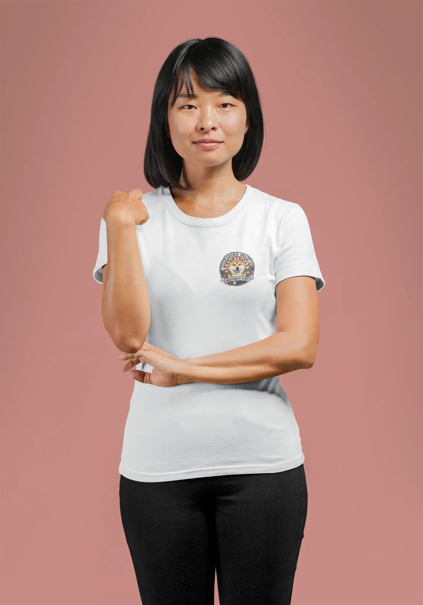 Shiba Inu Dog Badge – Bio-T-Shirt