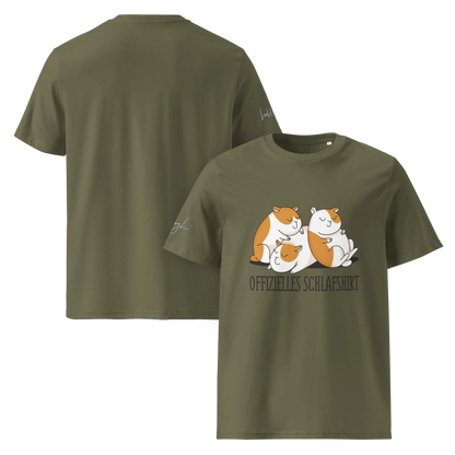 Bequemes Bio Nachthemd mit Hamster Design – Offizielles Schlafshirt für Nachteulen