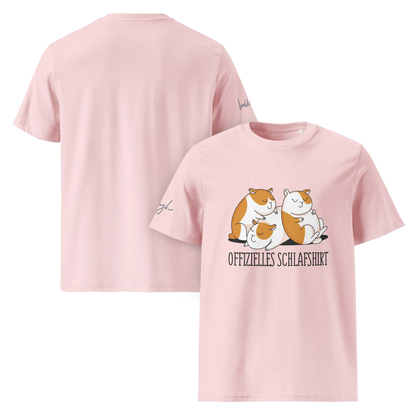 Bequemes Bio Nachthemd mit Hamster Design – Offizielles Schlafshirt für Nachteulen