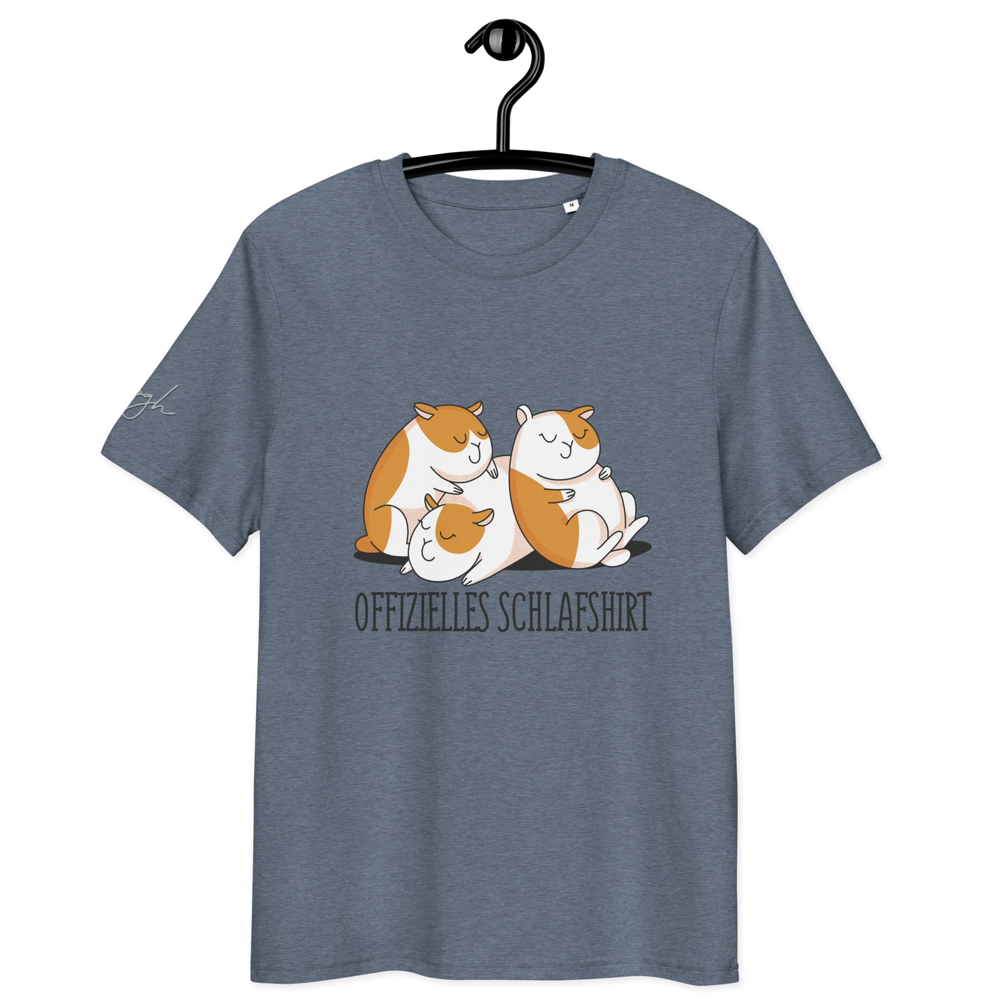 Bequemes Bio Nachthemd mit Hamster Design – Offizielles Schlafshirt für Nachteulen