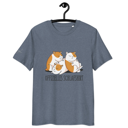 Bequemes Bio Nachthemd mit Hamster Design – Offizielles Schlafshirt für Nachteulen