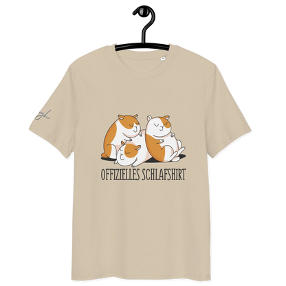 Bequemes Bio Nachthemd mit Hamster Design – Offizielles Schlafshirt für Nachteulen
