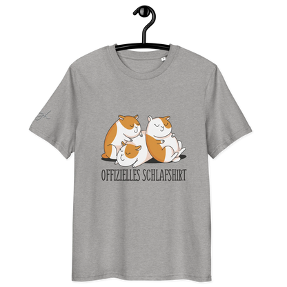 Bequemes Bio Nachthemd mit Hamster Design – Offizielles Schlafshirt für Nachteulen