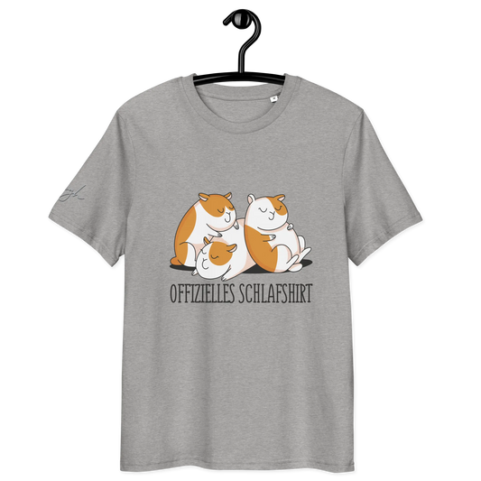 Bequemes Bio Nachthemd mit Hamster Design – Offizielles Schlafshirt für Nachteulen