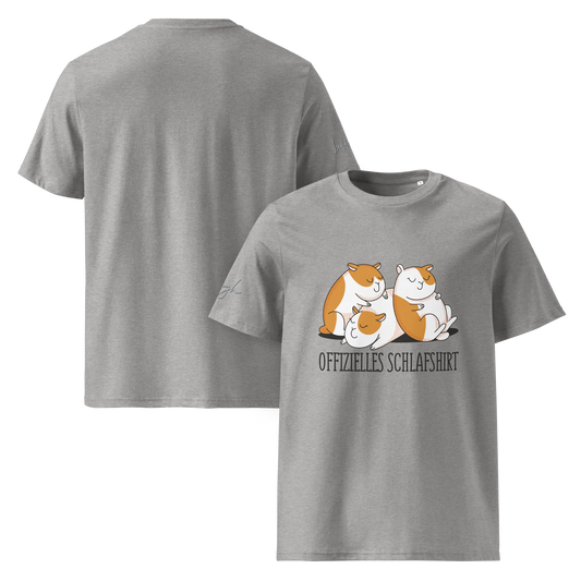 Bequemes Bio Nachthemd mit Hamster Design – Offizielles Schlafshirt für Nachteulen