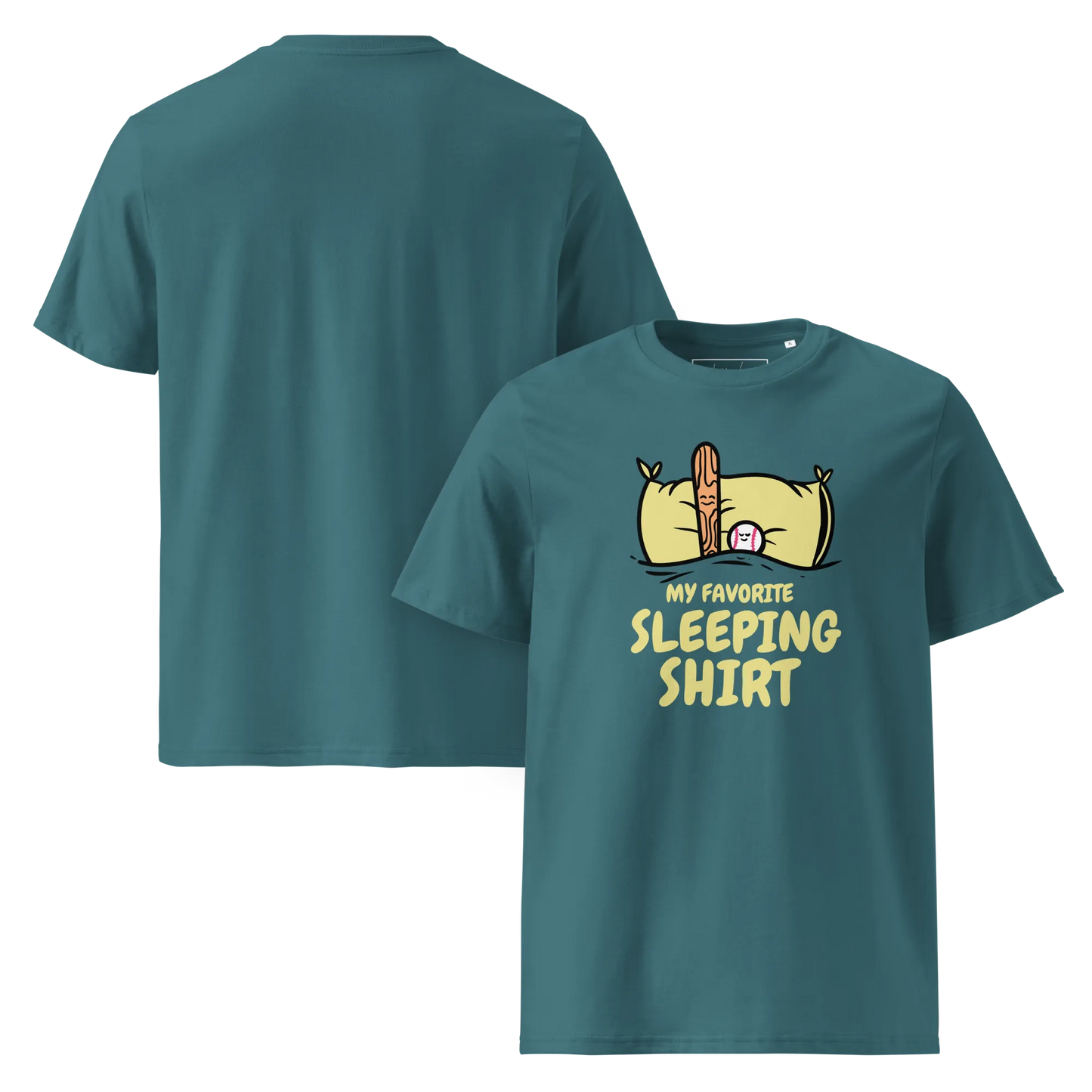 Home Run ins Traumland – Baseball Bio-Schlafshirt