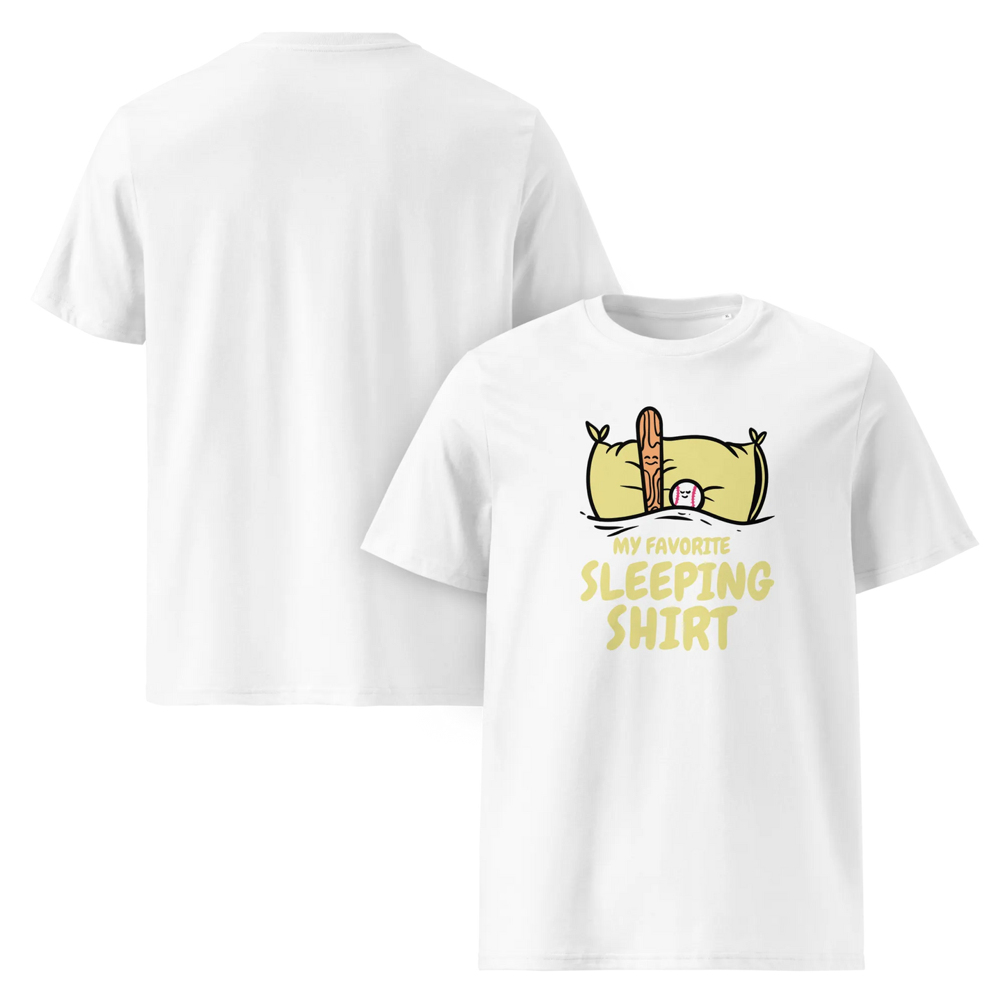 Home Run ins Traumland – Baseball Bio-Schlafshirt