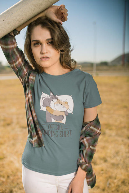 Offizielles Schlafshirt Katzen – Bio Baumwolle & kuschelig 😺