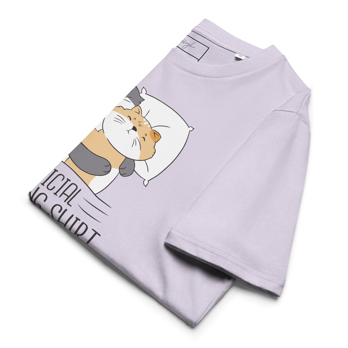 Offizielles Schlafshirt Katzen – Bio Baumwolle & kuschelig 😺