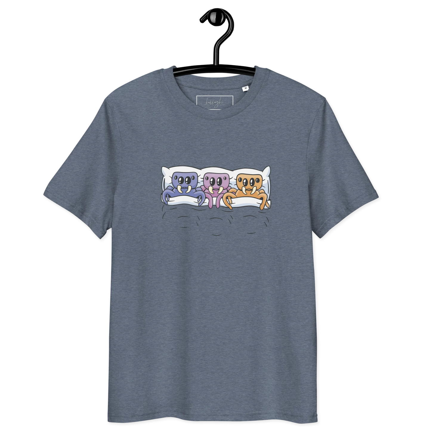 Creepy Cozy – Bio-Schlafshirt mit Spinnen-Design