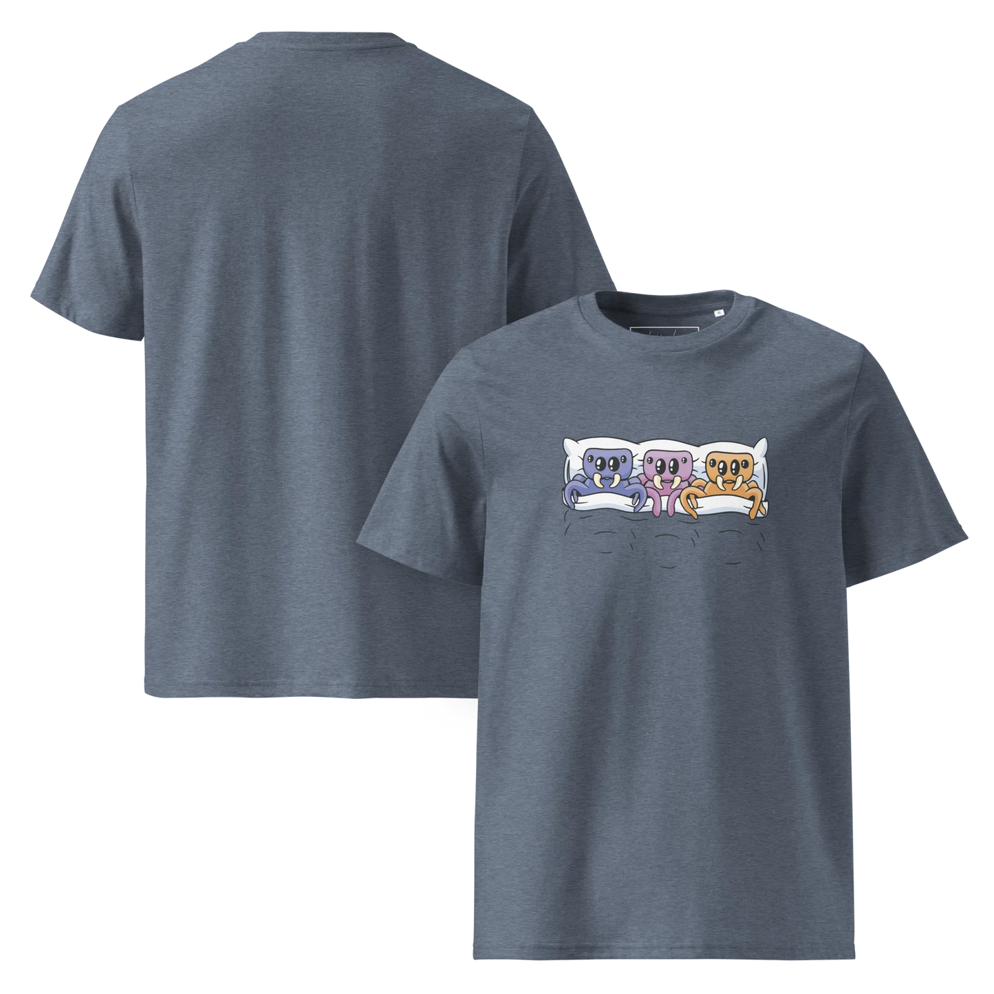 Creepy Cozy – Bio-Schlafshirt mit Spinnen-Design