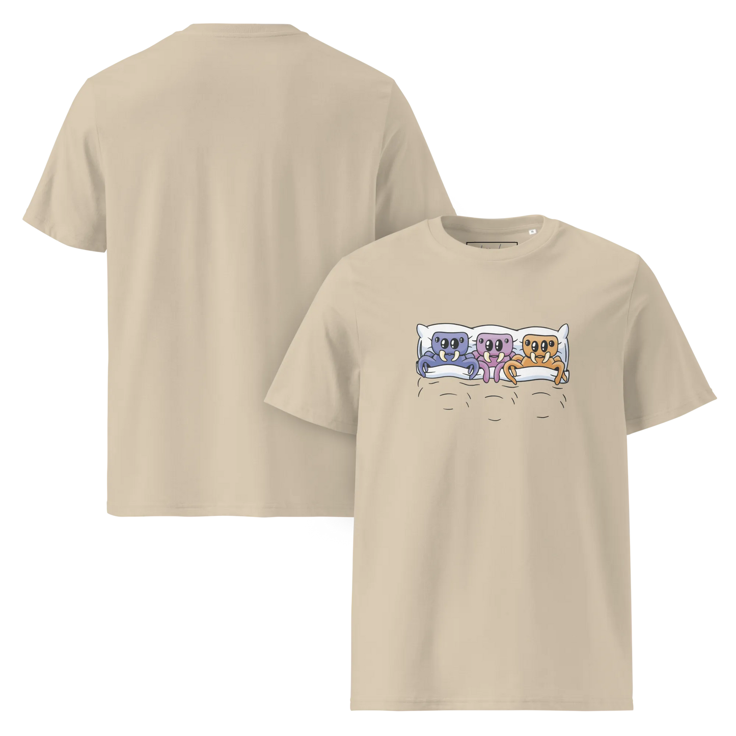 Creepy Cozy – Bio-Schlafshirt mit Spinnen-Design