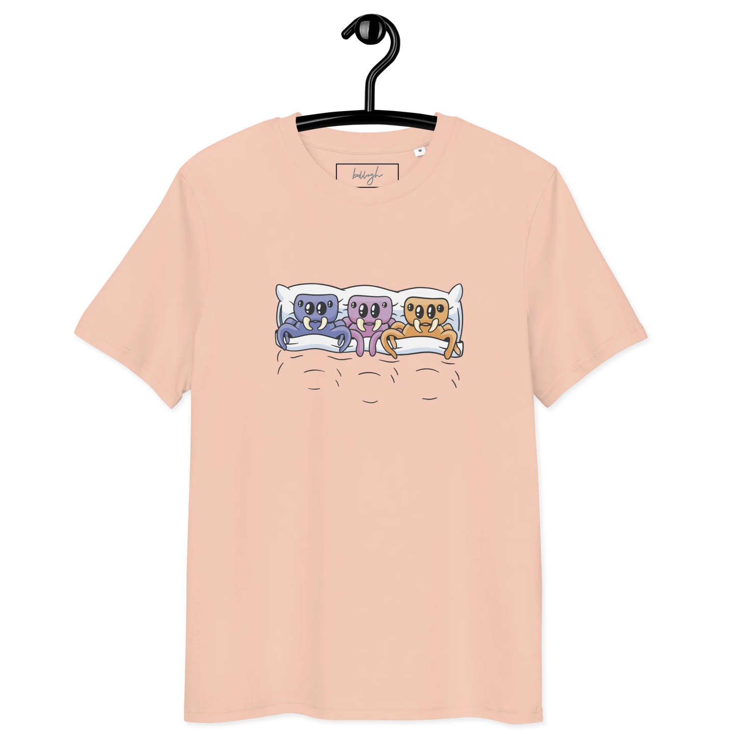 Creepy Cozy – Bio-Schlafshirt mit Spinnen-Design