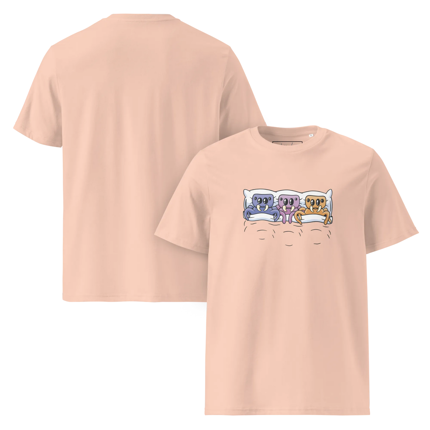 Creepy Cozy – Bio-Schlafshirt mit Spinnen-Design