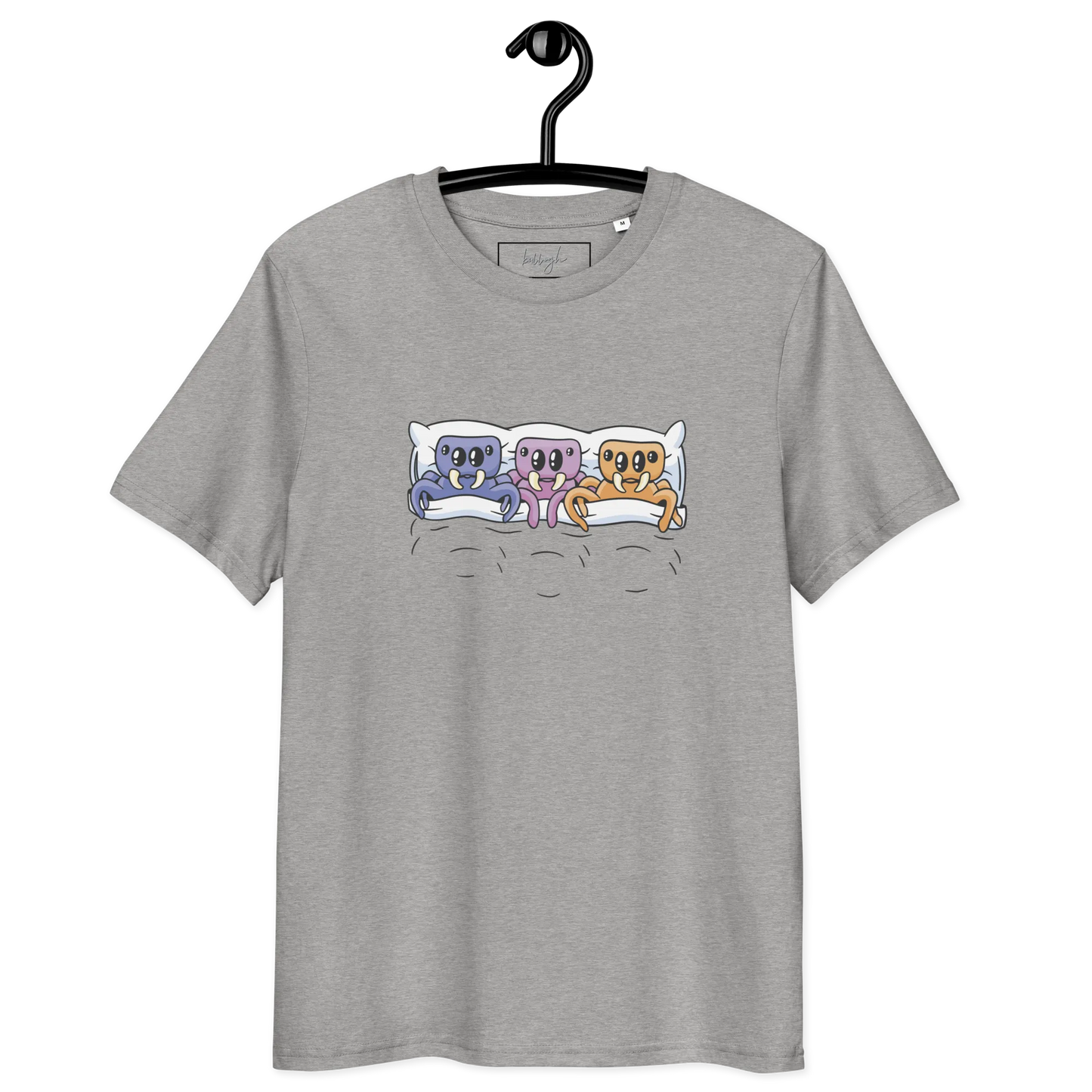 Creepy Cozy – Bio-Schlafshirt mit Spinnen-Design