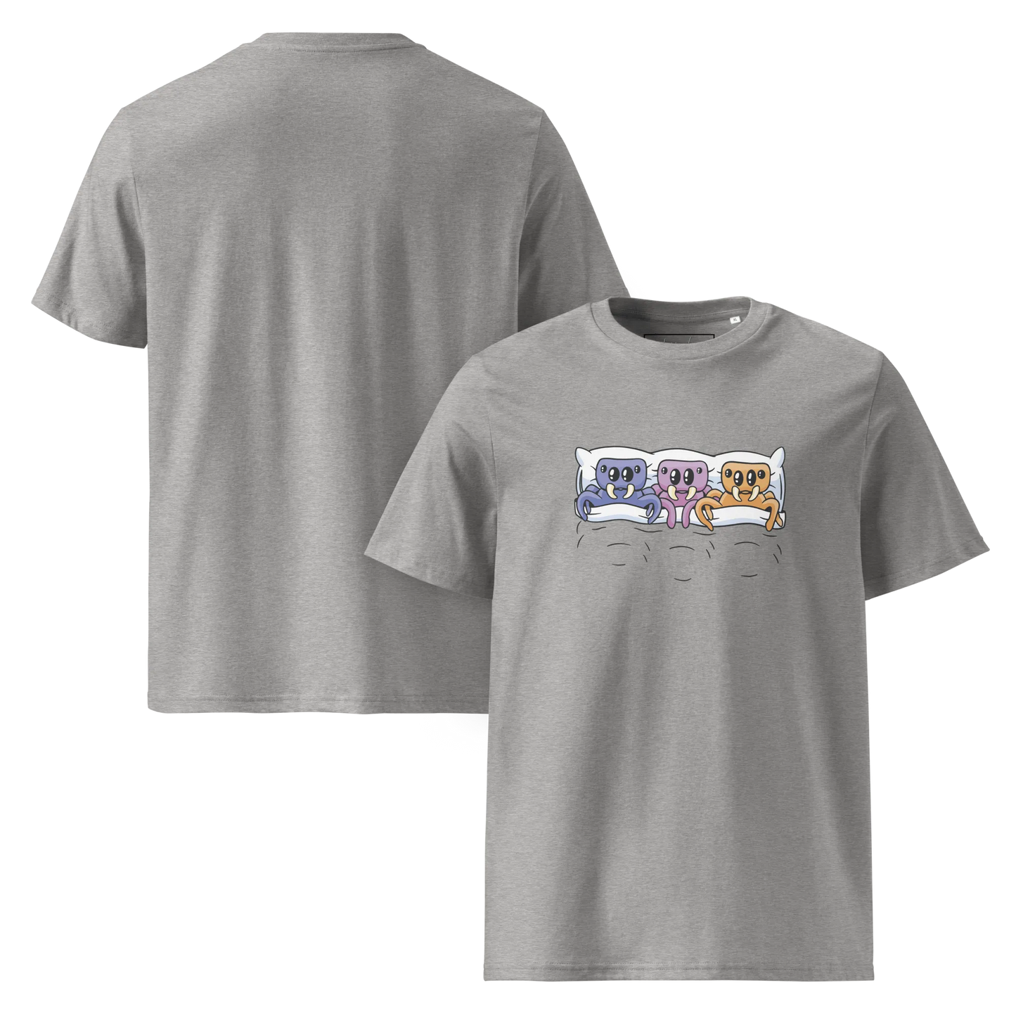 Creepy Cozy – Bio-Schlafshirt mit Spinnen-Design