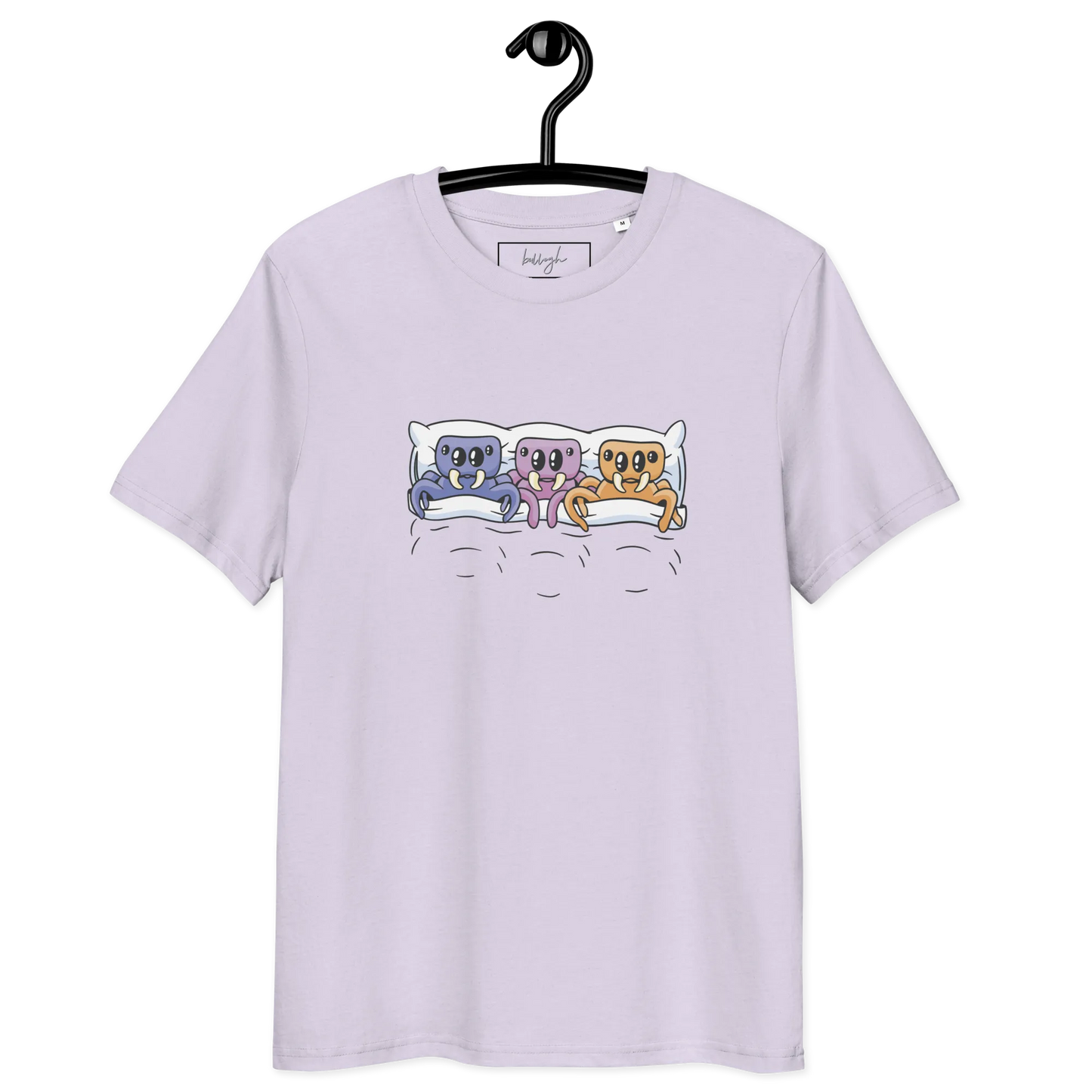 Creepy Cozy – Bio-Schlafshirt mit Spinnen-Design