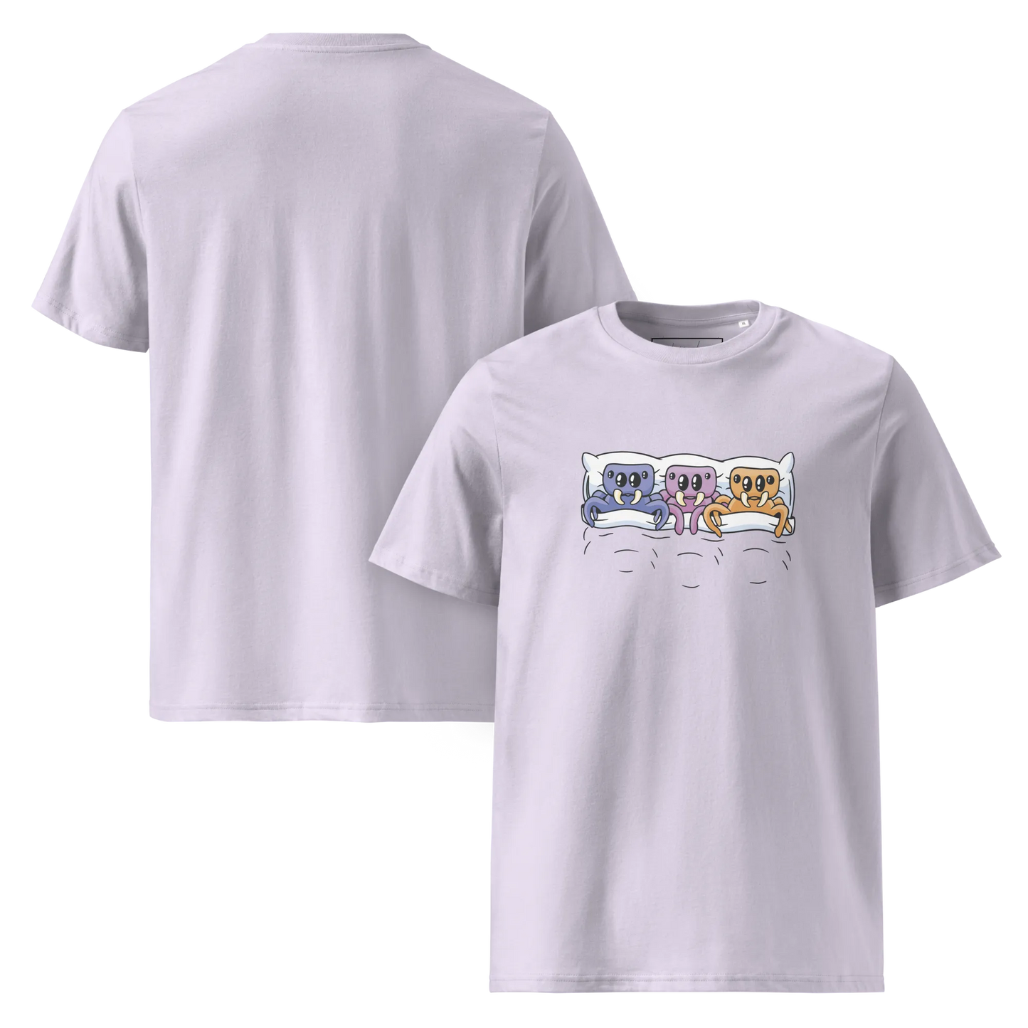 Creepy Cozy – Bio-Schlafshirt mit Spinnen-Design