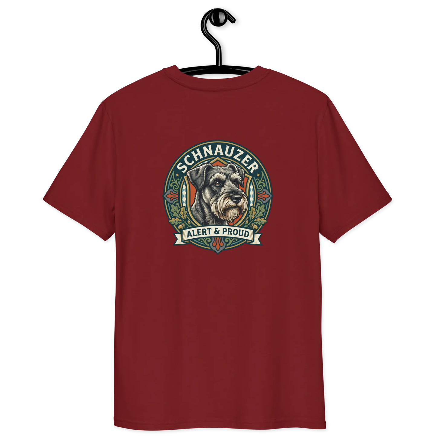 Schnauzer Dog Badge – Bio-T-Shirt | bullogh