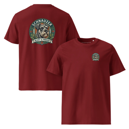Schnauzer Dog Badge – Bio-T-Shirt | bullogh