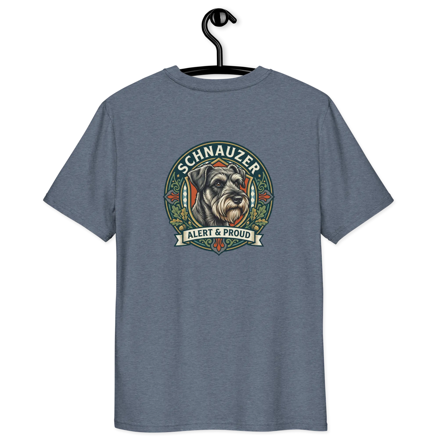 Schnauzer Dog Badge – Bio-T-Shirt | bullogh