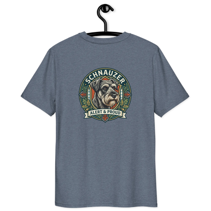 Schnauzer Dog Badge – Bio-T-Shirt | bullogh