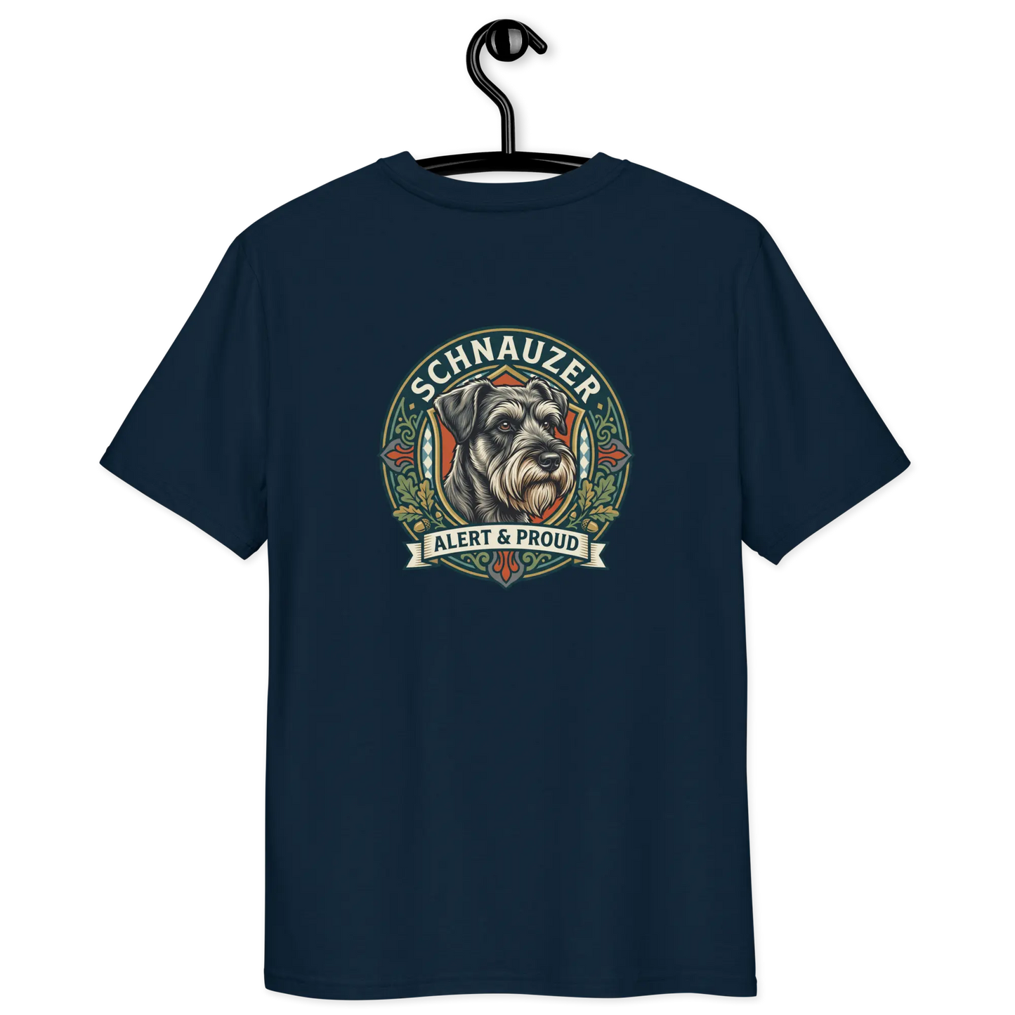 Schnauzer Dog Badge – Bio-T-Shirt | bullogh
