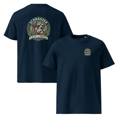 Schnauzer Dog Badge – Bio-T-Shirt | bullogh