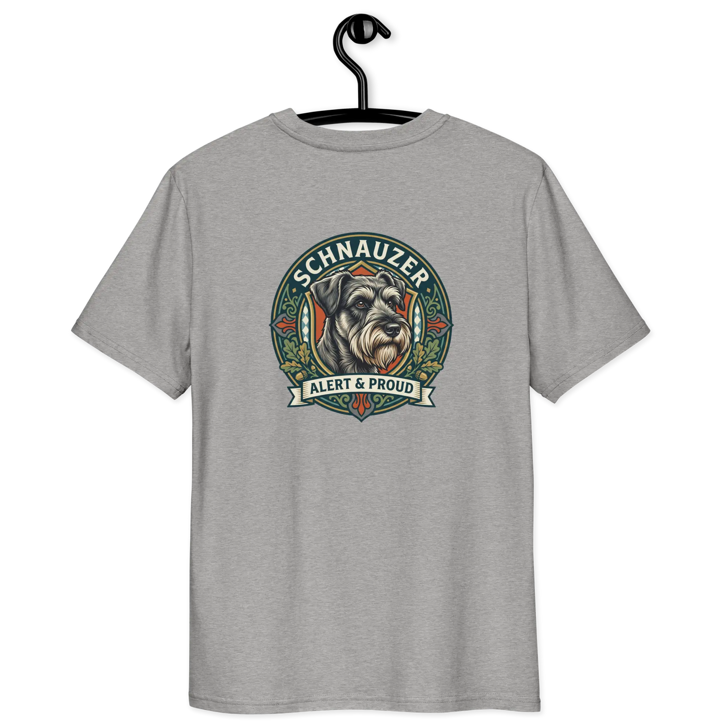 Schnauzer Dog Badge – Bio-T-Shirt | bullogh