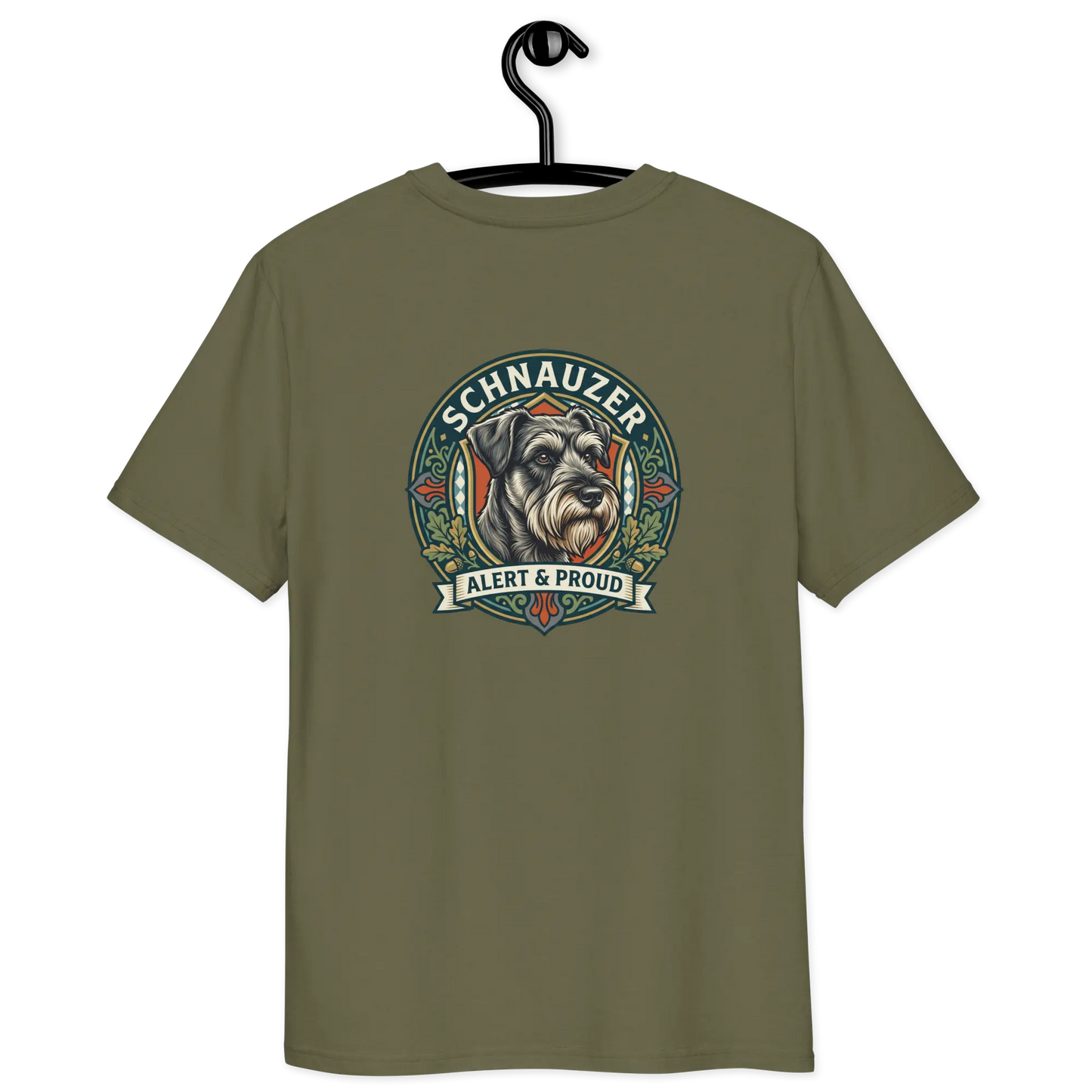 Schnauzer Dog Badge – Bio-T-Shirt | bullogh