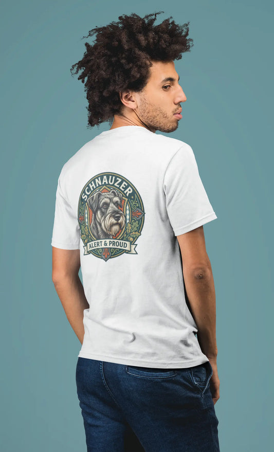 Schnauzer Dog Badge – Bio-T-Shirt | bullogh
