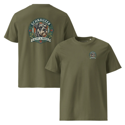 Schnauzer Dog Badge – Bio-T-Shirt | bullogh