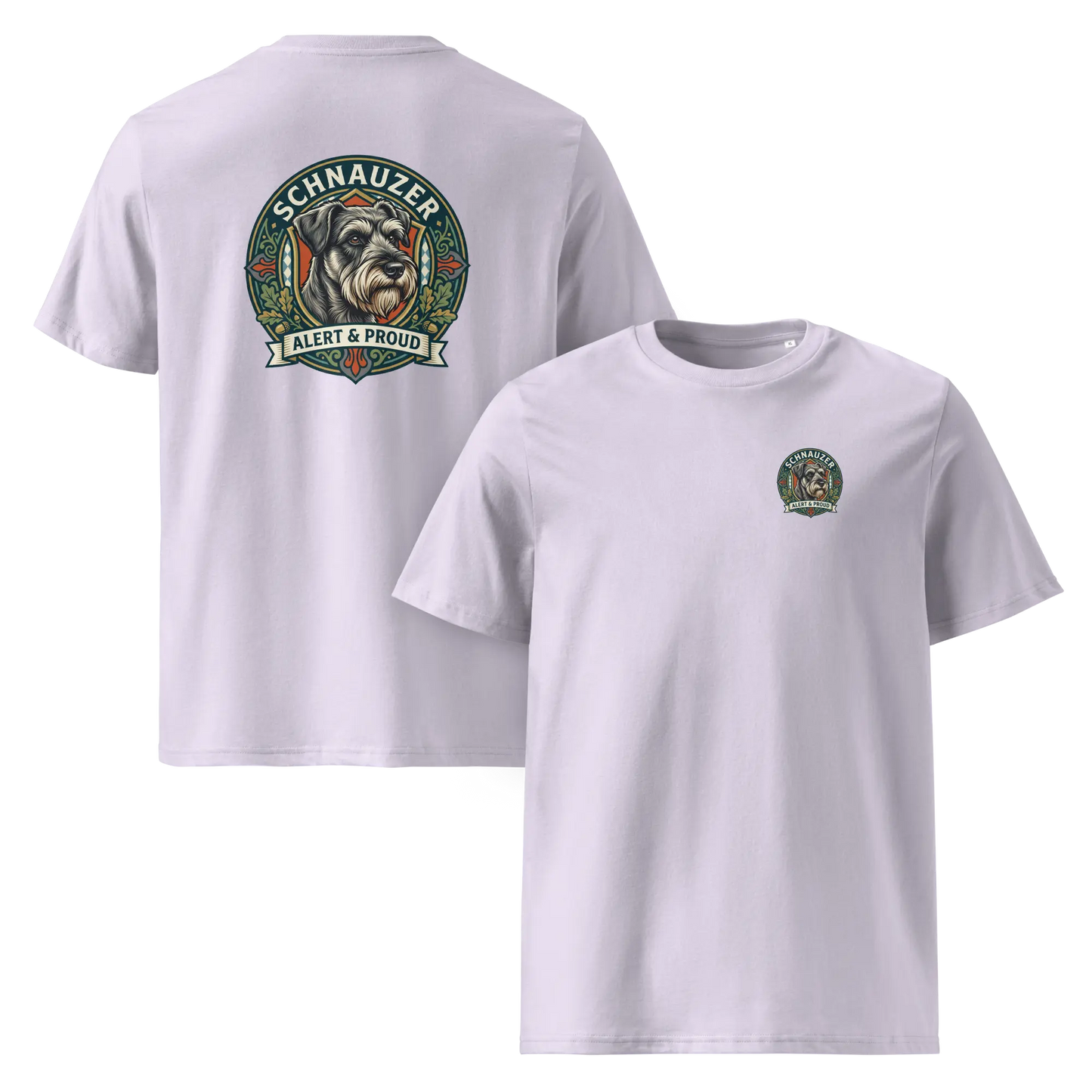 Schnauzer Dog Badge – Bio-T-Shirt | bullogh