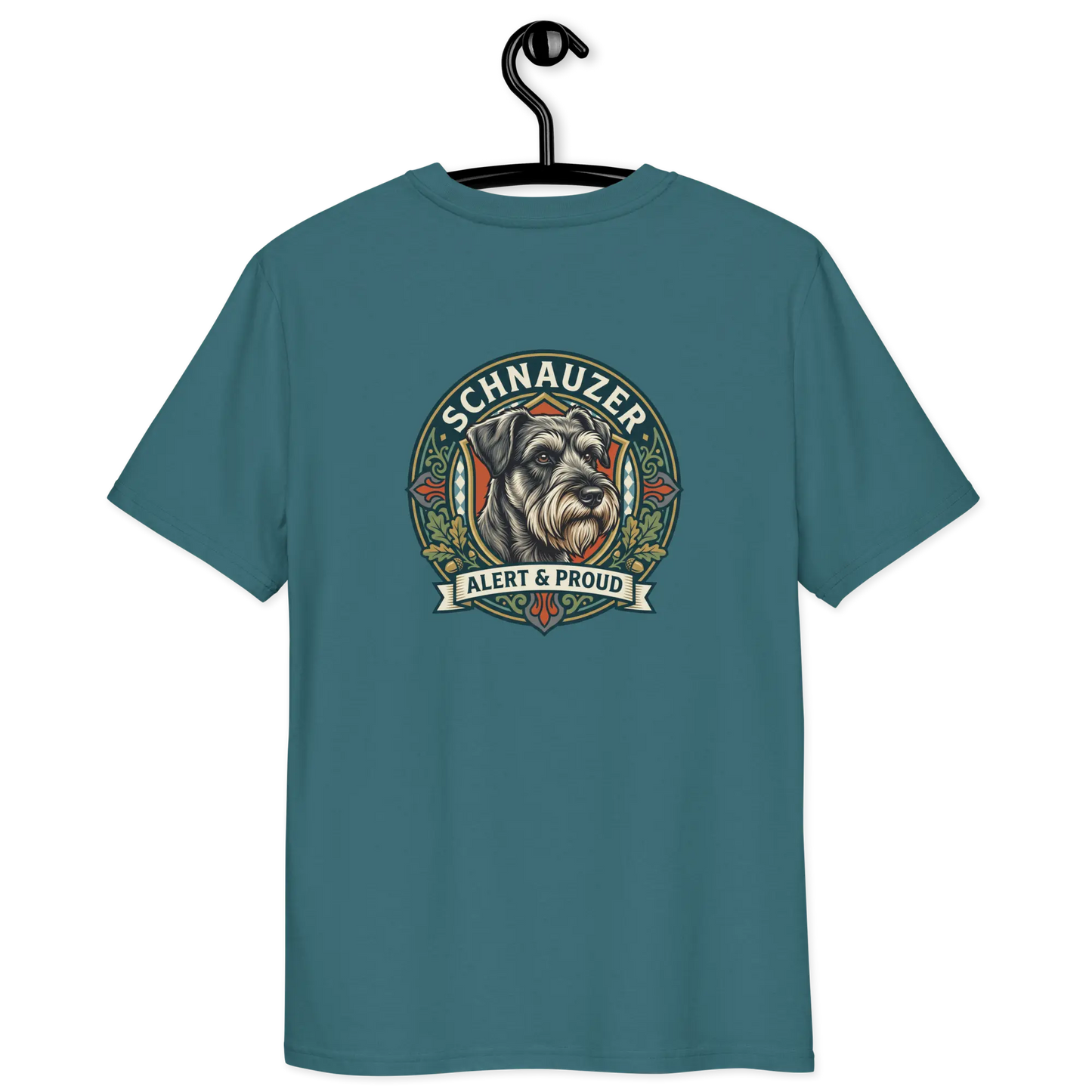 Schnauzer Dog Badge – Bio-T-Shirt | bullogh