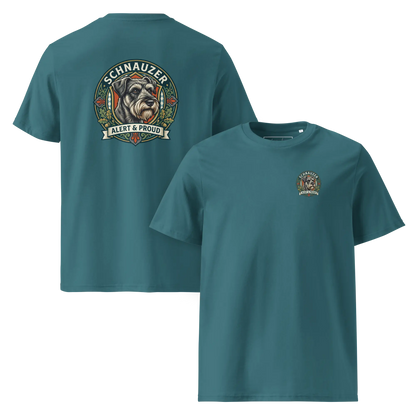 Schnauzer Dog Badge – Bio-T-Shirt | bullogh