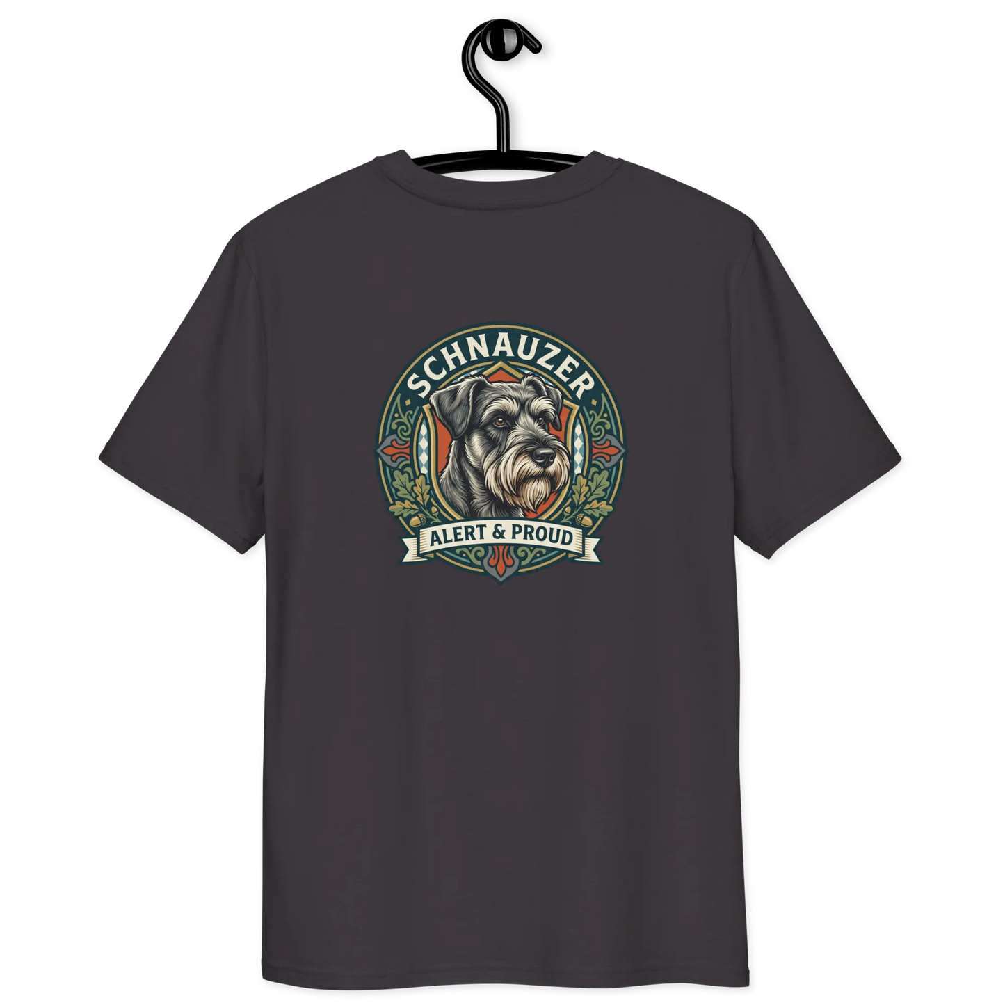 Schnauzer Dog Badge – Bio-T-Shirt | bullogh