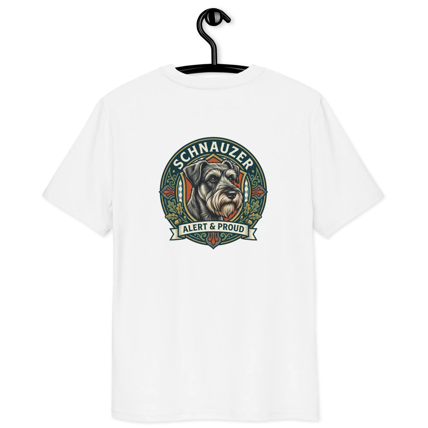 Schnauzer Dog Badge – Bio-T-Shirt | bullogh