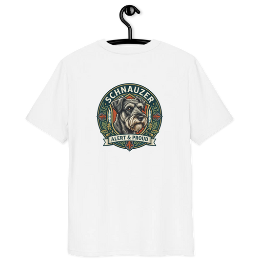 Schnauzer Dog Badge – Bio-T-Shirt | bullogh