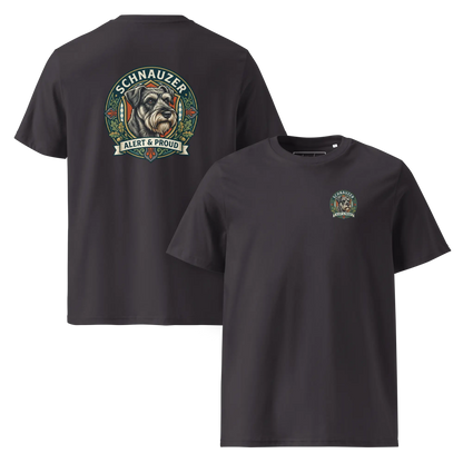 Schnauzer Dog Badge – Bio-T-Shirt | bullogh