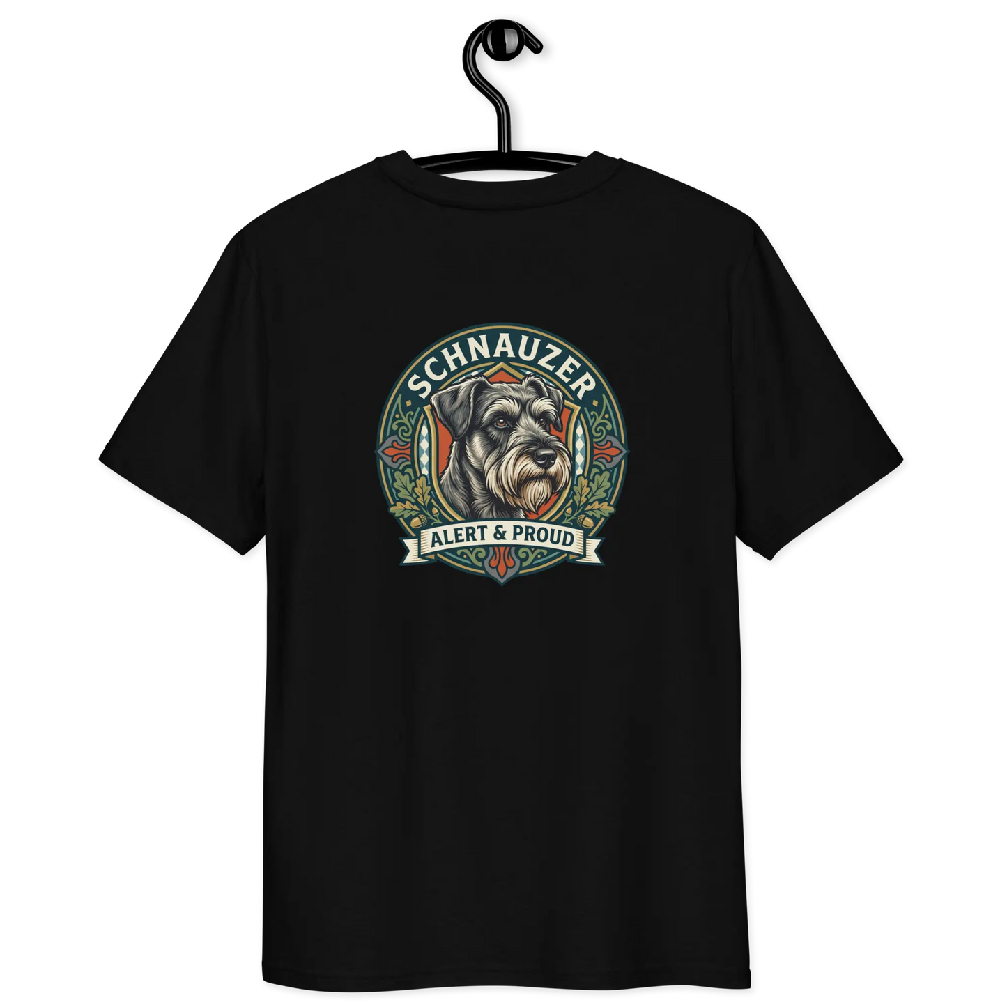 Schnauzer Dog Badge – Bio-T-Shirt | bullogh