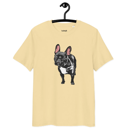 Skeptic Frenchie – T-Shirt aus Bio Baumwolle