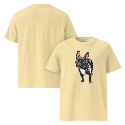 Skeptic Frenchie – T-Shirt aus Bio Baumwolle